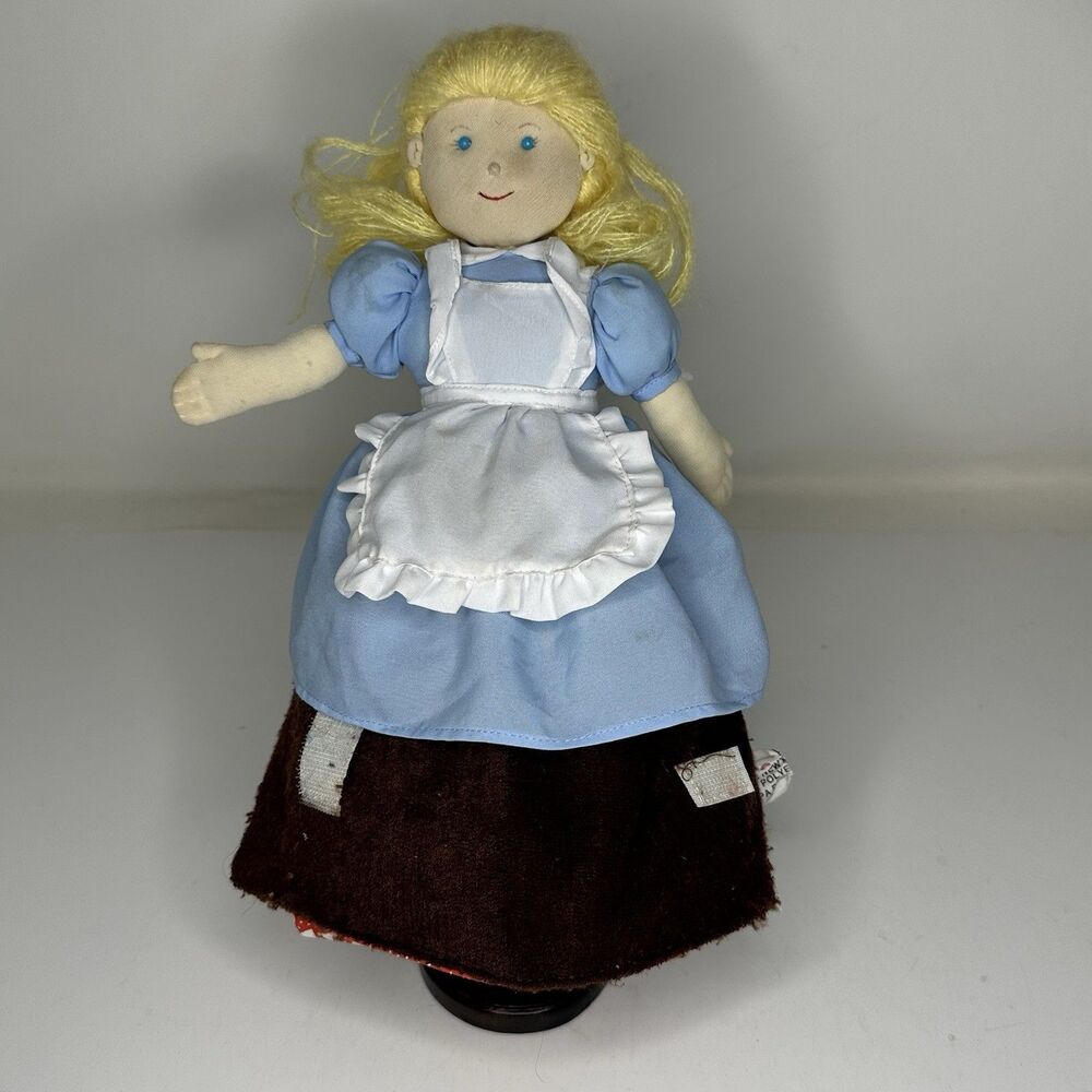 Vintage Alma’s Designs Alice in Wonderland Topsy Turvy Reversible Doll Handmade